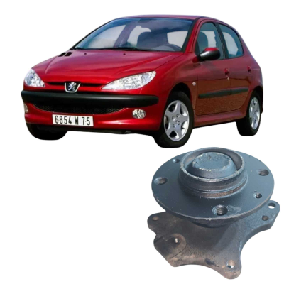 Cubo Roda Traseira Esquerda Peugeot 206 1.4 2006 Original