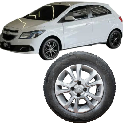 Roda 14 Liga 4 Furos Chevrolet Onix Prisma 2014 1.0 Original