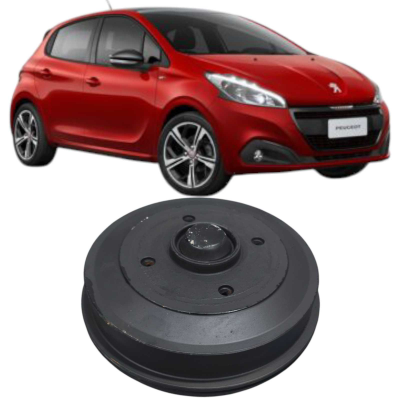 Cubo Roda Traseiro Esquerdo Peugeot 208 1.2 3C 2017 Original