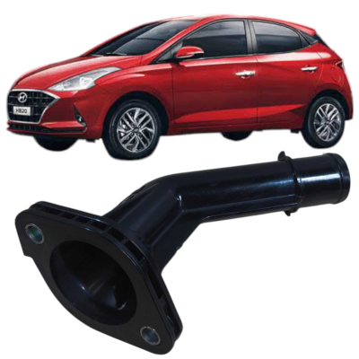 Flange Cotovelo Válvula Termostática Hyundai Hb20 2021