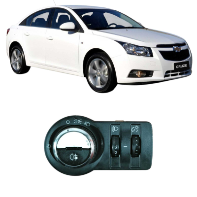 Botão Chave Farol Chevrolet Cruze Sedan 2013 1.8 Original