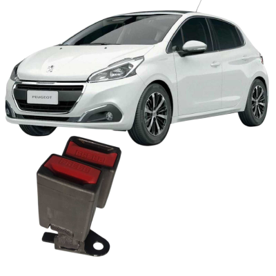Cinto Segurança Traseiro Central Peugeot 208 2017 Original