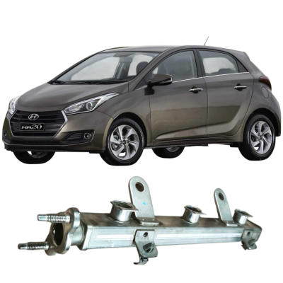 Flauta Injeção Combustível Hyundai Hb20 2016 1.0 3C Original