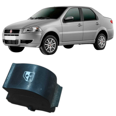 Botão Vidro Elétrico Traseiro Direito Fiat Siena 1.0 2013