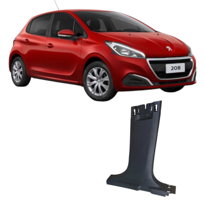 Acabamento Coluna Esquerda Peugeot 208 2019 98008415