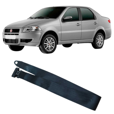 Cinto Segurança Central Traseiro Fiat Siena 2013 1.0 4P 
