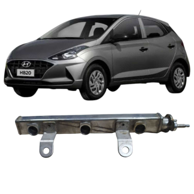 Flauta Bico Injetor Hyundai Hb20 2019 2020 2021 3535004Br0