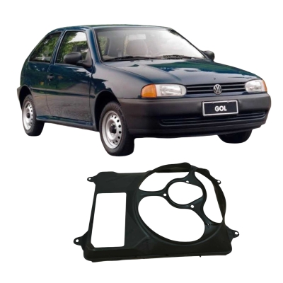 Defletor Ventoinha Radiador Volkswagen Gol 2000 Original