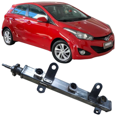 Flauta Bico Injetor Hyundai Hb20 1.0 3C Flex 2013 3531004090