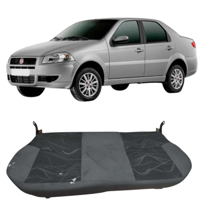 Assento Banco Traseiro Fiat Siena 1.0 2013 Original