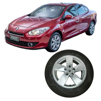 Pneu Roda Aro 16 5Furos Renault Fluence 2014 2.0 Original