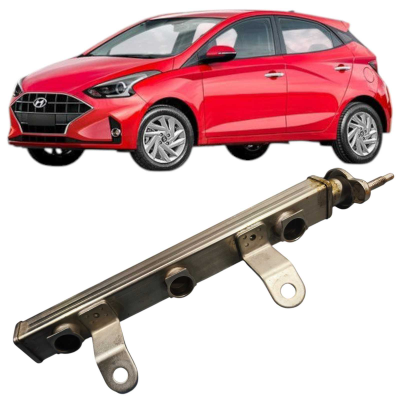 Flauta Bico Injetor Hyundai Hb20 1.0 3C Sense Flex 2021