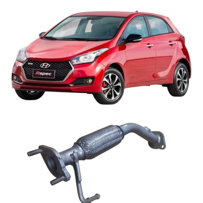 Cano Flexível Escapamento Hyundai Hb20 1.0 3C 2017