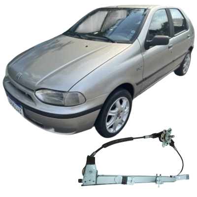 Maquina Vidro Manual Traseira Esquerda Palio 1997 Original