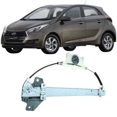 Maquina Vidro Dianteira Esquerda Hyundai Hb20 2016 Original
