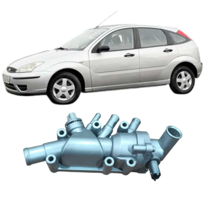 Carcaça Valvula Termostática Ford Focus 2007 1.6 Original