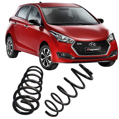 Par De Molas Traseiro Hyundai Hb20 1.0 2017-2021 Original