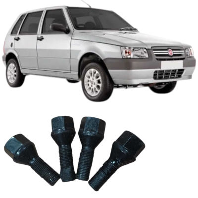 Jogo 4 Parafusos Roda Fiat Uno Mille 1.0 2004 Original