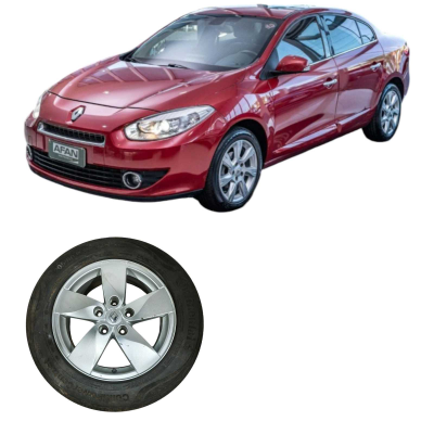 Pneu Roda Aro 16 5Furos Renault Fluence 2014 2.0 Original