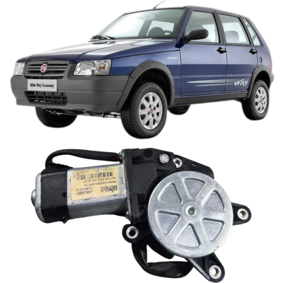 Motor Vidro Dianteiro Direito Fiat Uno 1.0 4P 2005 Original
