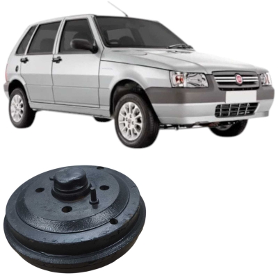 Tambor Freio Traseiro Fiat Uno Mille 1.0 2004 Original