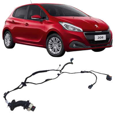 Chicote Porta Traseira Esquerda Peugeot 208 2019 9829013480