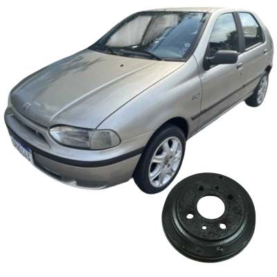 Disco Cubo Roda Traseiro Fiat Palio 1997 1.0 Original 