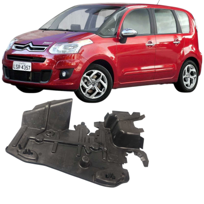 Defletor Esquerdo Radiador Citroen C3 Picasso 2014 Original