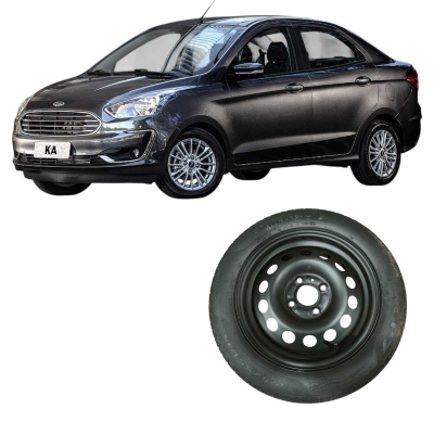 Pneu Roda Aro 15 4Furos Ford Ka 2020 1.0 3C Original