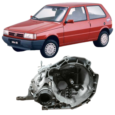 Caixa Cambio Manual Fiat Uno Mille 1.0 2P 2000 3321891431