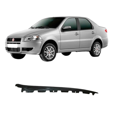 Moldura Externa Para-Brisa Esq Fiat Siena 2000 46517766 Orig