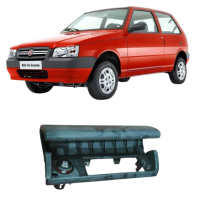 Moldura Porta Objetos Cinzeiro Fiat Mille 2010 1.0 2P 
