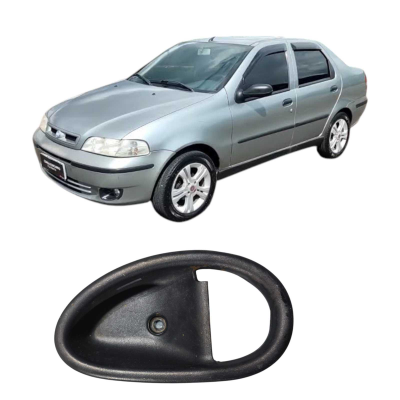 Acabamento Maçaneta Traseira Esquerda Fiat Siena 2006 