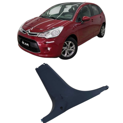 Acabamento Coluna Central Esquerda Citroen C3 2013 96757081