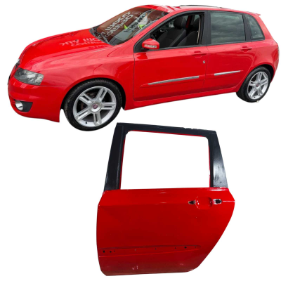 Porta Traseira Esquerda Vermelha Fiat Stilo 2009 Original