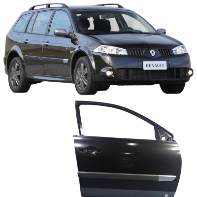 Porta Dianteira Direita Renault Megane 2009 Preta 1.6