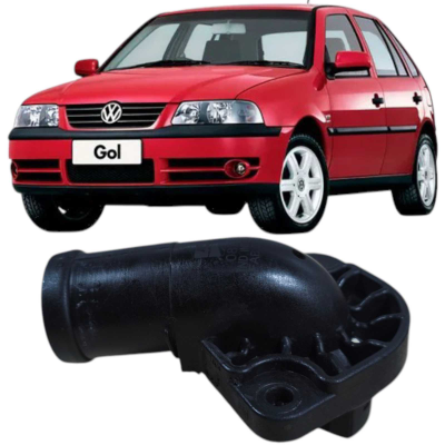 Cotovelo Carcaça Válvula Termostática Vw Gol 1.6 4C 2005