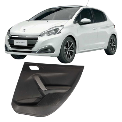  Forro Porta Traseira Direita Peugeot 208 2017 Original