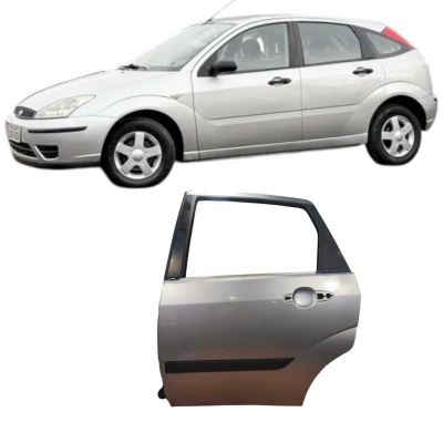 Porta Traseira Esquerda Cinza Ford Focus 1.6 2001 Original