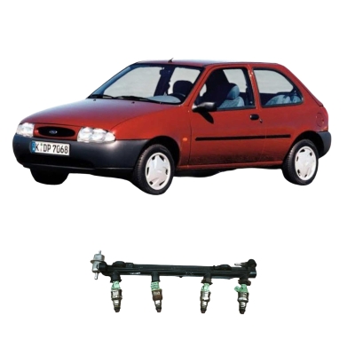 Flauta Bico Injeçao Ford Fiesta 1996 1.0 95Bf9D280Cd