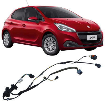 Chicote Porta Traseiro Direito Peugeot 208 2019 9829013480