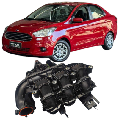 Coletor Admissão Ford Ka 1.0 3C 2018 E3Bg9424Dc