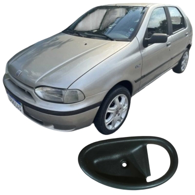 Moldura Maçaneta Traseira Esquerda Fiat Palio 1997 Original
