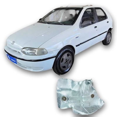 Defletor Calor Escapamento Fiat Palio 1997 1.0 Original 