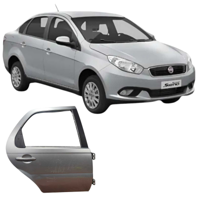 Porta Traseira Direita Fiat Siena 1.0 2013 Original