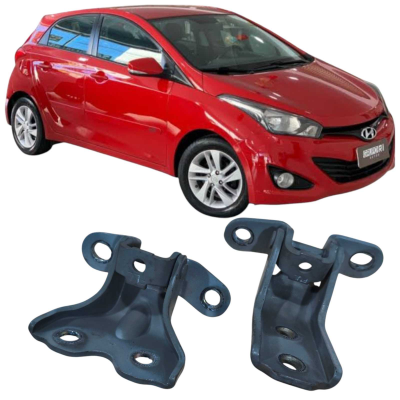 Par Dobradiça Porta Dianteira Esquerda Hyundai Hb20 2013