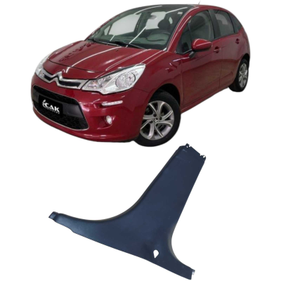Acabamento Coluna Central Direita Citroen C3 2013 9675708077