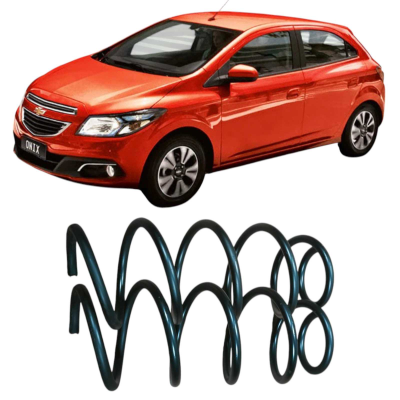 Par Mola Suspensão Dianteira Chevrolet Onix 1.0 2014