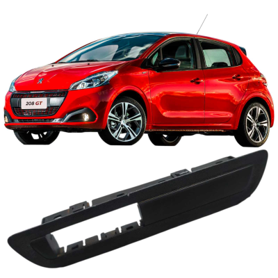 Moldura Botão Sensor Alarme Peugeot 208 2017 9800671377