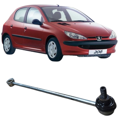 Braço Tirante Cambio Peugeot 206 207 Sensat 2008 1.4